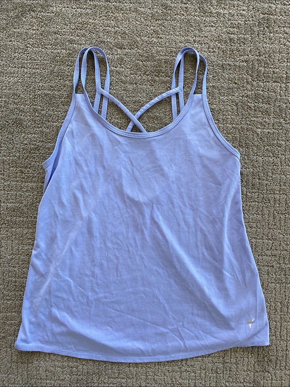 Light Purple Strappy Women's Tank Top
